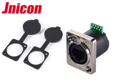 Poeira - os conectores da prova 8P8C RJ45 Waterproof a montagem do painel do sinal do PWB IP65