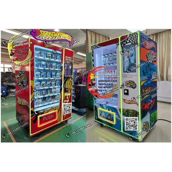 Europe 24 7 Smart Trading Card Vending Machine with Advanced QR Code Payment Systems for Anime and TCG Enthusiasts