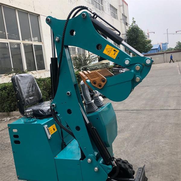 Thunderstorm Green Diesel Engine Small Digger Mini Excavator Machine For Farm Winery Agricultural Garden