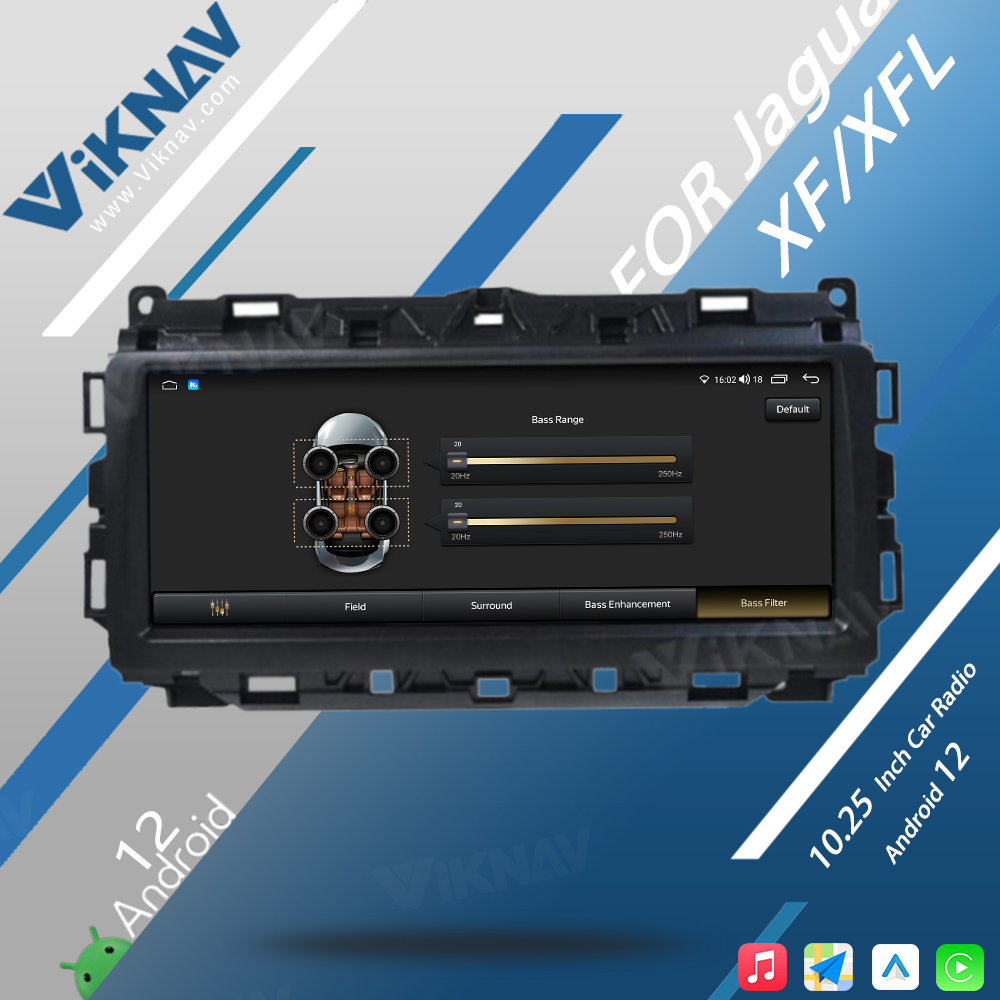 XF XFL 2016-2019 Jaguar Stereo Upgrade Car Radio Мультимедийный проигрыватель головный блок 10,25 дюйма