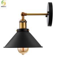 Brazo oscilante industrial de la lámpara de pared del hierro E26 del vintage único interior