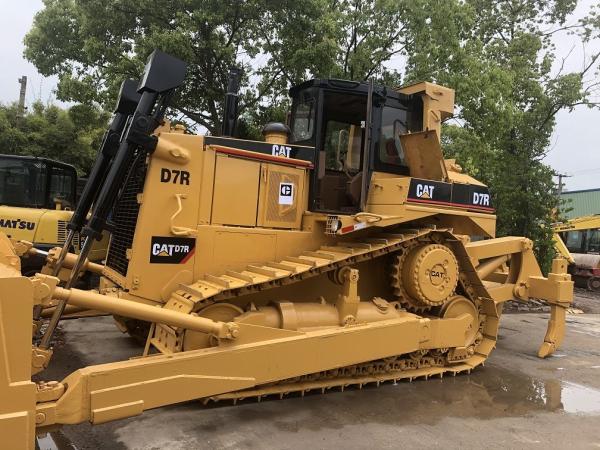 Land Clearing Cat D7R Used Bulldozer 354 HP With SU Blade