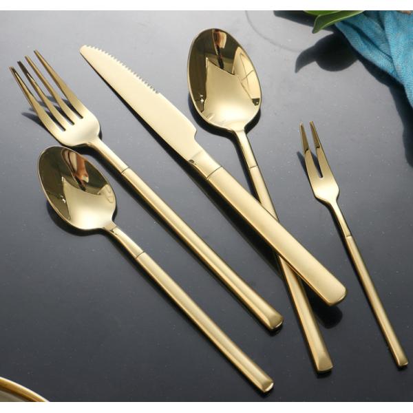 China Supplier Stainless Steel Tableware/Gold Cutlery Set/Flatware/Kitchen Household