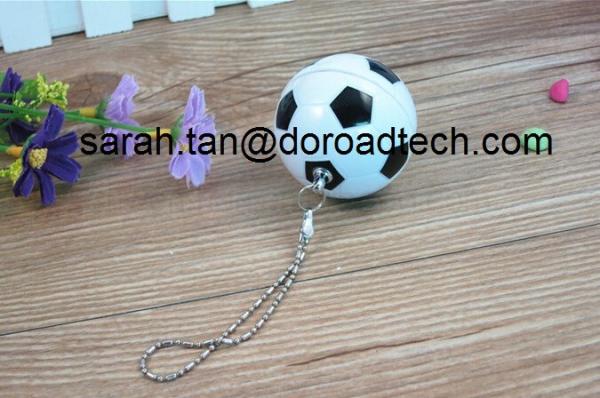 Fashion Style Plastic Football Shaped USB Flash Drives for Promotional Gifts