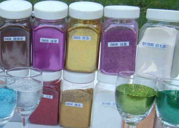 Colored Fine Hexagon Glitter Powder Makeup Dust Nail Powder for Art Decorations