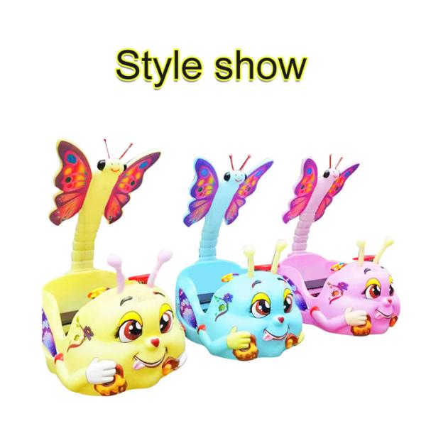 350W Glowing Bee New Square Park Small Amusement Equipment Battery Car