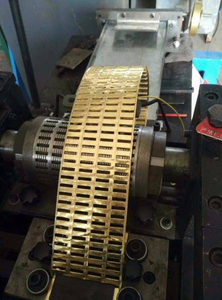 1.5mm-2mm Tube Thickness Aluminum Fin Forming Machine Durable Copper Material