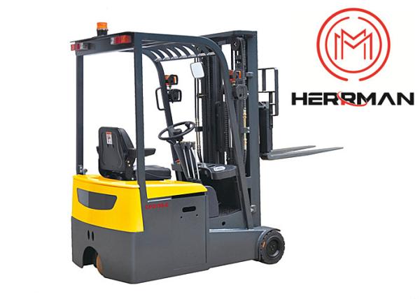 Rear Wheel Driven 1500kg 3 Wheel Electric Counterbalance  Forklift