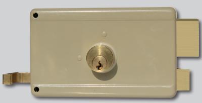 Fermeture de porte à jante à cylindre unique à longue durée de vie avec plaque de frappe incluse et finition OEM