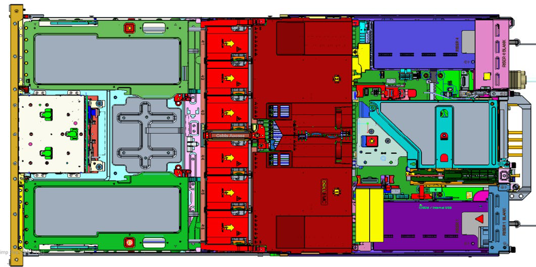 Компьютер-сервер сервера 2U GPU EMC R750xa Dell Poweredge