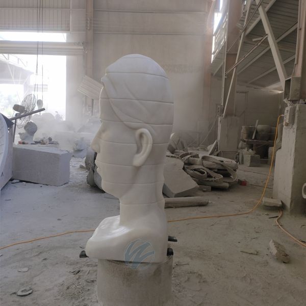 Custom Outdoor Decoration Marble Stone Figure Sculpture