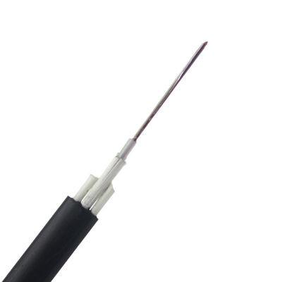 GYFXTY Fiber Optic Cables , Overhead Ftth Flat Drop Cable  24 Core