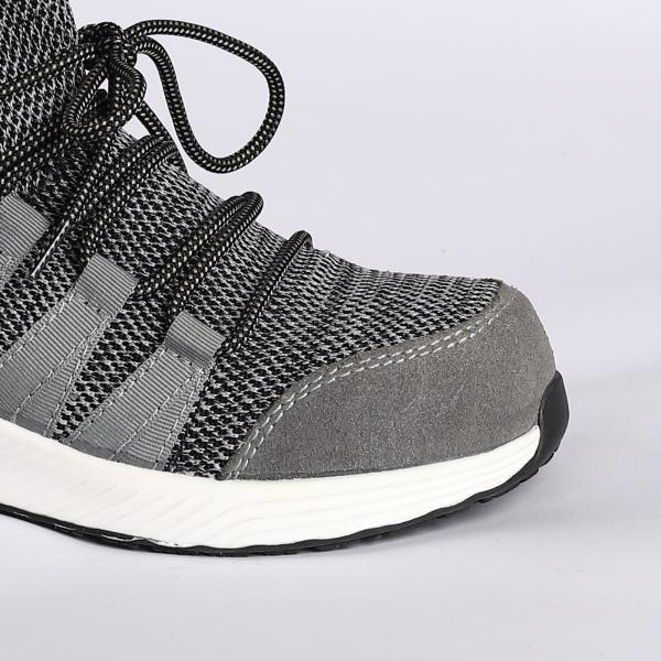 EU 36-47 Safety Boots With Low Cut And Lining BK Mesh / Air Mesh Safety Shoes