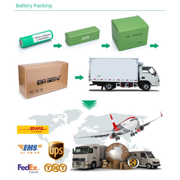 MSDS Flat Top 18650 Lithium Battery 3.7 V 2500mah Rechargeable Battery