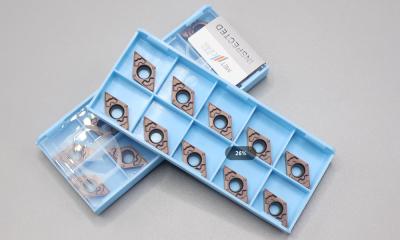 DCMT11T304 Ferramenta de torneamento de carboidrato inserções de fresagem de torno CNC suportador de lâminas de carboidrato DCMT11T