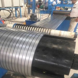 линии польза толщины 40m/Min 0.3-1.5mm гидравлические стальные разрезая катушки металла стальная