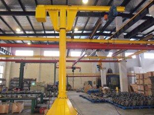 Slew Brake Truck Mounted Boom Jib Crane 250kg Lifting Load For Machine Centre Loading