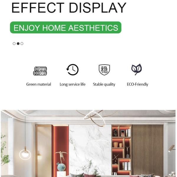 Современная роскошная панель стены 5mm облицовки древесины внутреннего художественного оформления 8mm