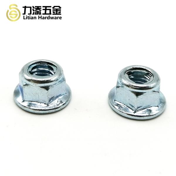 GB6184 GB6185 Stainless Steel Self Locking Nut , Din 980 Nut M10