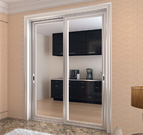 Powder Coated Aluminum Door Frame 2.0mmmm Thickness Building Materials