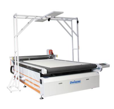 Máquina de corte de oscilação de couro da faca para a fase do router 3 do CNC com CCD