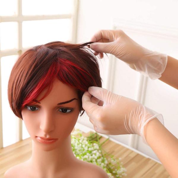 Transparent Disposable Medical Gloves , Clear Disposable Gloves PVC Material