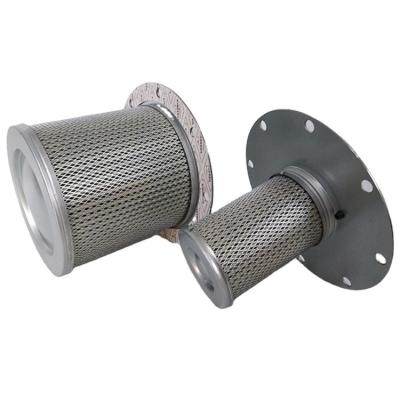 Elementos de filtro de separação de óleo de ar de fibra de vidro 02250100-755 para inspecção de saída por vídeo
