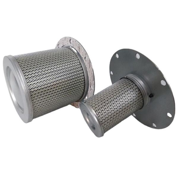 Elementos de filtro de separação de óleo de ar de fibra de vidro 02250100-755 para inspecção de saída por vídeo