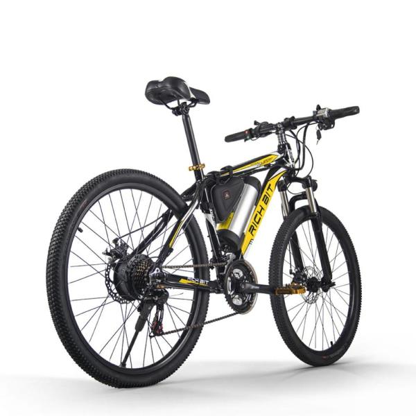 Bicicleta elétrica 36v 350w 10Ah da cidade do poder cubo traseiro do pneu largo da montanha de 26 polegadas