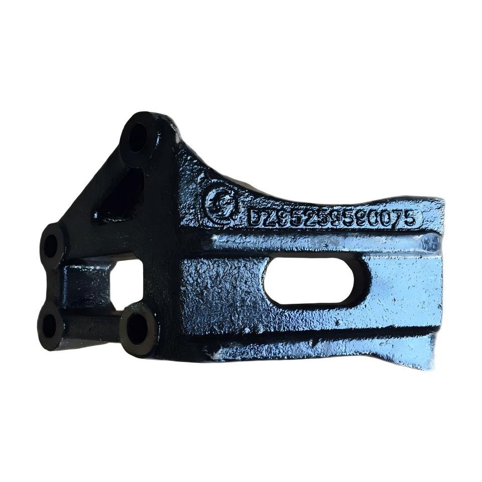 DZ95259590075 Heavy Truck Left Front Engine Mount Bracket High Strength Cast Iron Fixing Holder With Precision Machined Mount Holes For Direct Bolt On Installation