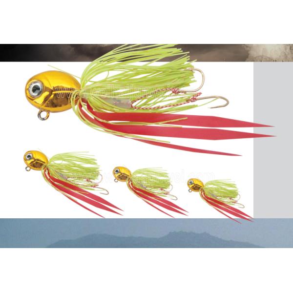 New design best sale 20g~100g rubber jig bait fishing lure JWRBJG06