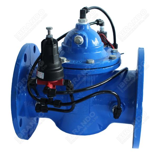 Vanne électromagnétique normalement ouverte d'irrigation 3/4