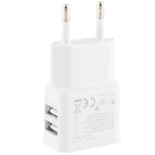 Fast charging wall adapter for Samsung phone wall charger dual USB AC adapter 2A iphone charger