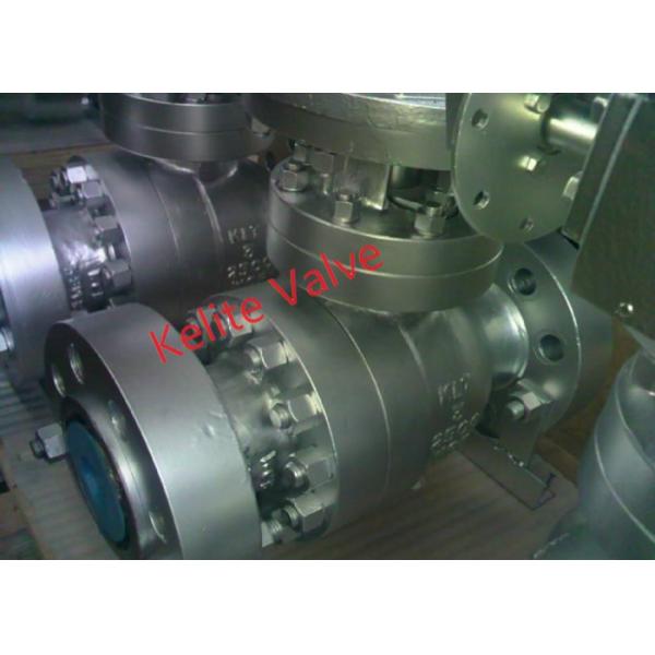 Forged Trunnion Mounted Ball Valve Flanged Ends Buttwelding Ends