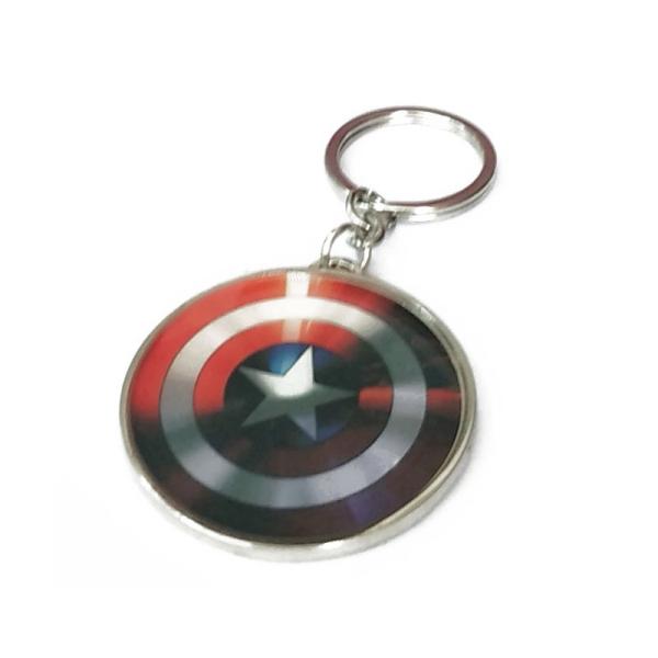 Captain America Personalised Metal Keyrings Cool Marvel Heroes For Gifts