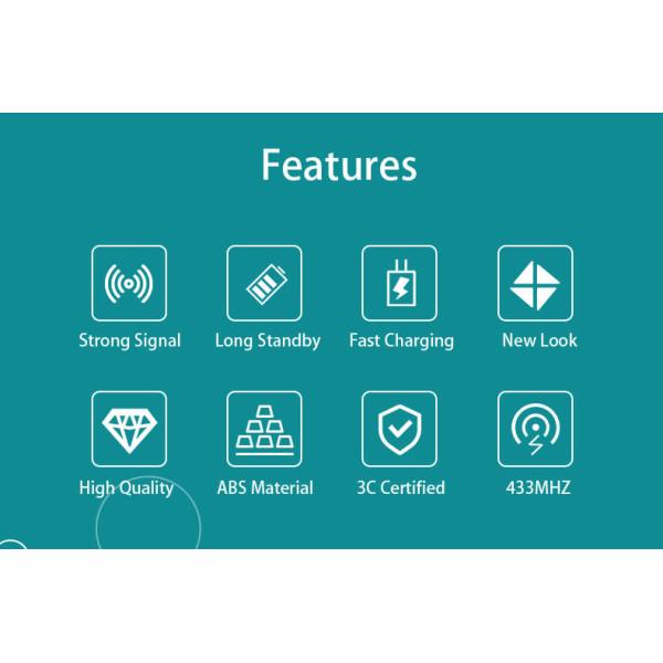 Новый дизайн 800 метров беспроводной системы звонков на большие расстояния с 16 пейджерами для ресторана