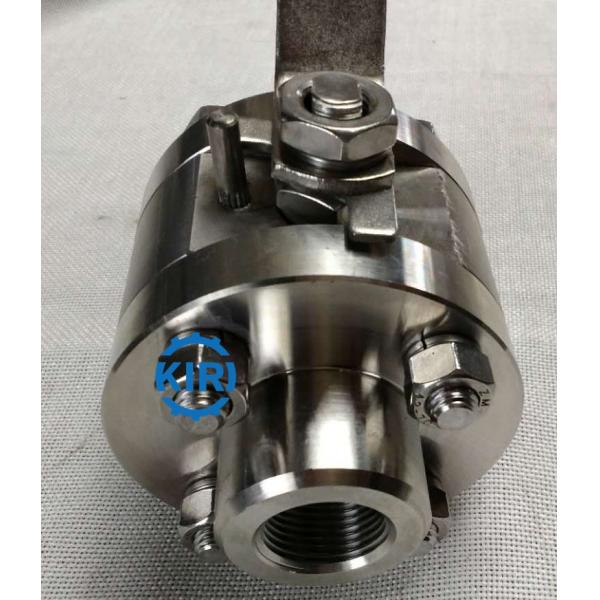 NPT End High Pressure Ball Valve , Industrial Ball Valve Round Body Type