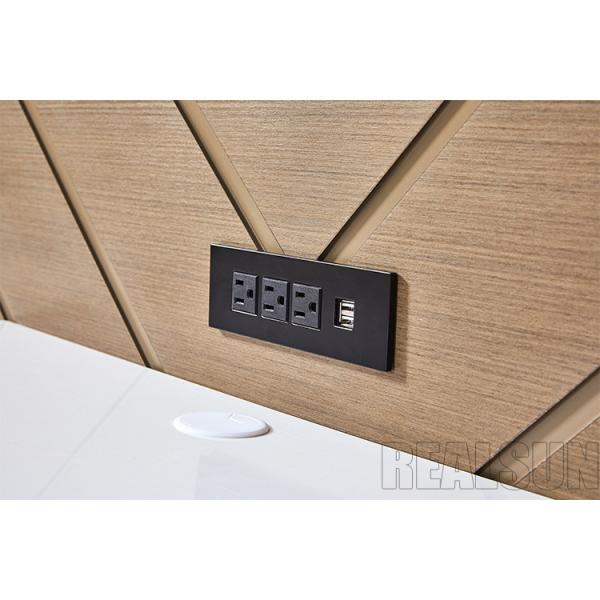 Luxury Furniture Hotel Style Headboards To Match Veneer With Outlets And Usb