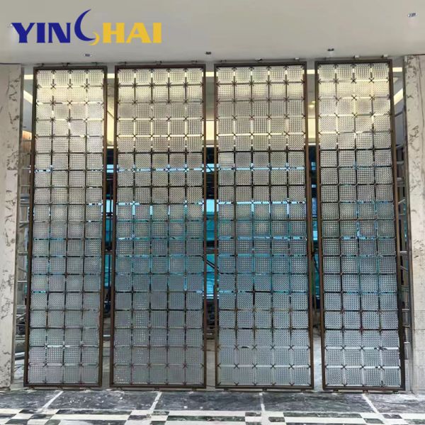 Customizable Metal Room Divider Panels Rustproof Easy Cleaning And Maintenance