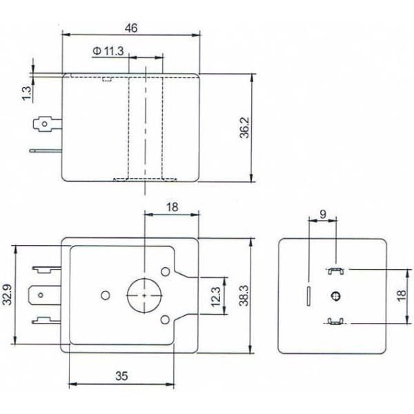 400325-117 230VAC ASCO Type Dust Collector Systerm Pulse Jet Valve Solenoid Coil