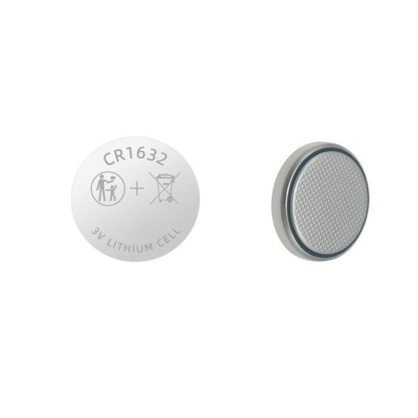 CR1632 120mAh 3V Lithium Button Battery  Non-Rechargeable for Remote Controls Toys  LED Lights and Small Electronic Products