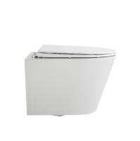 Modern Comfort Height Contemporary Efficient Wall Hung Toilet Suite Water Saving Dual Flush Ceramic Wc Toilette
