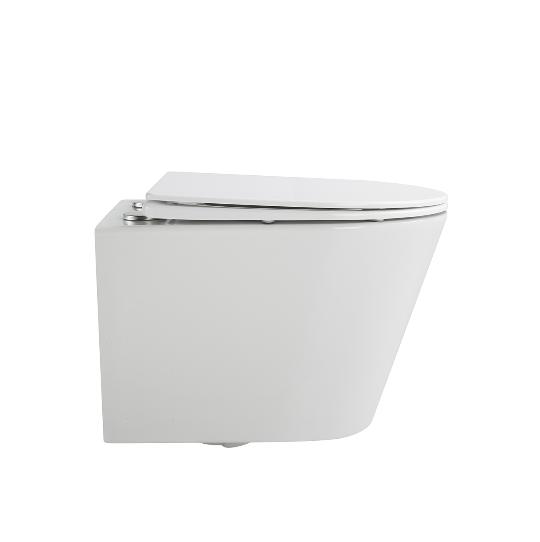 Modern Comfort Height Contemporary Efficient Wall Hung Toilet Suite Water Saving Dual Flush Ceramic Wc Toilette