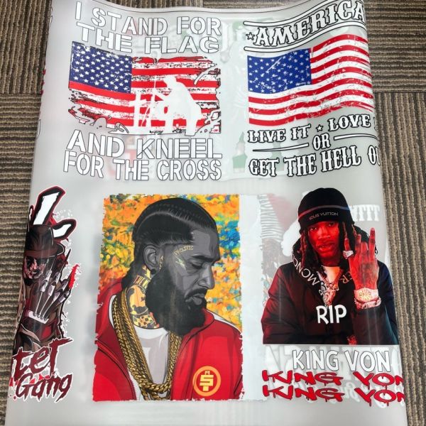 Legends Of The Hardwood – Michael Jordan Kobe Bryant LeBron James DTF Transfer, Waterproof Custom Vinyl Iron On Stickers For T Shirts