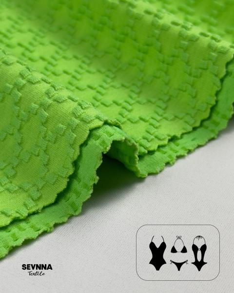 Textured Swim Fabric High-Performance Material for Comfortable and Stylish Swimwear
