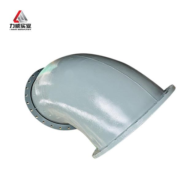 Tubo de aço sem costura resistente ao desgaste resistente ao calor Cotovelo revestido com borracha
