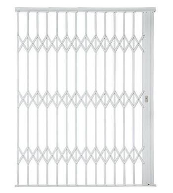 High Safety Aluminium Burglar Trellis Door Rust Resistance Long Life Time