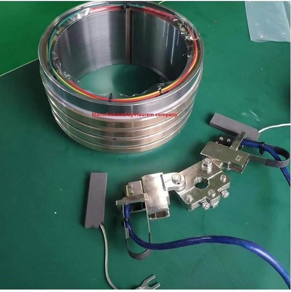 Precious Metal Contact Separate Slip Ring Electric Motor 7 Circuits Transmitting 5A Per Wire