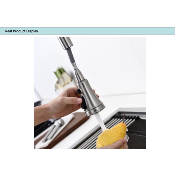 Гибкий одиночный кран кухни кран DC4.5-6.5V кухонной раковины отверстия умный