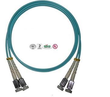 4 Cable Core LC To LC Multimode Fiber Optic Patch Cable 1000 Times Durability